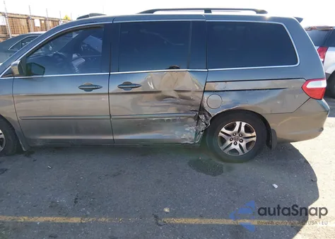 2007 Honda Odyssey Ex-L из США, поврежденный, VIN 5FNRL38757B429034